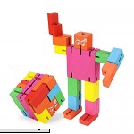 GRACEON Wooden Robot DIY Wood Adult Children's Educational Toys Creative Gift  B07N17WBMD
